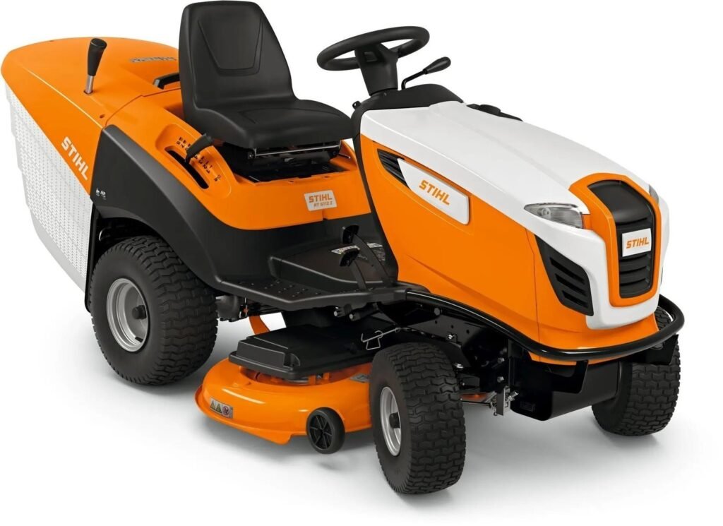 STIHL Aufsitzmäher RT 5112 Z, 110 cm Schnittbreite, 2-Zylinder Motor, 350 L Fangkorb, Hydrostat
