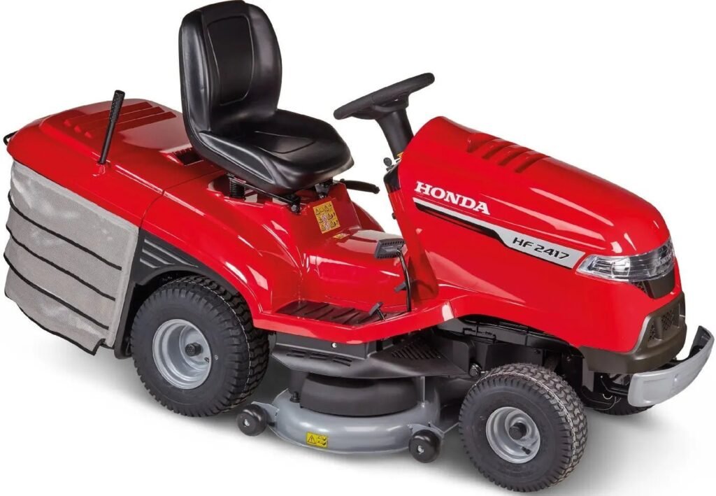 Honda HF 2417K5 HB Rasentraktor 102 cm, 17 PS V-Twin, Hydrostat, 300 L Fangkorb, Optiflow