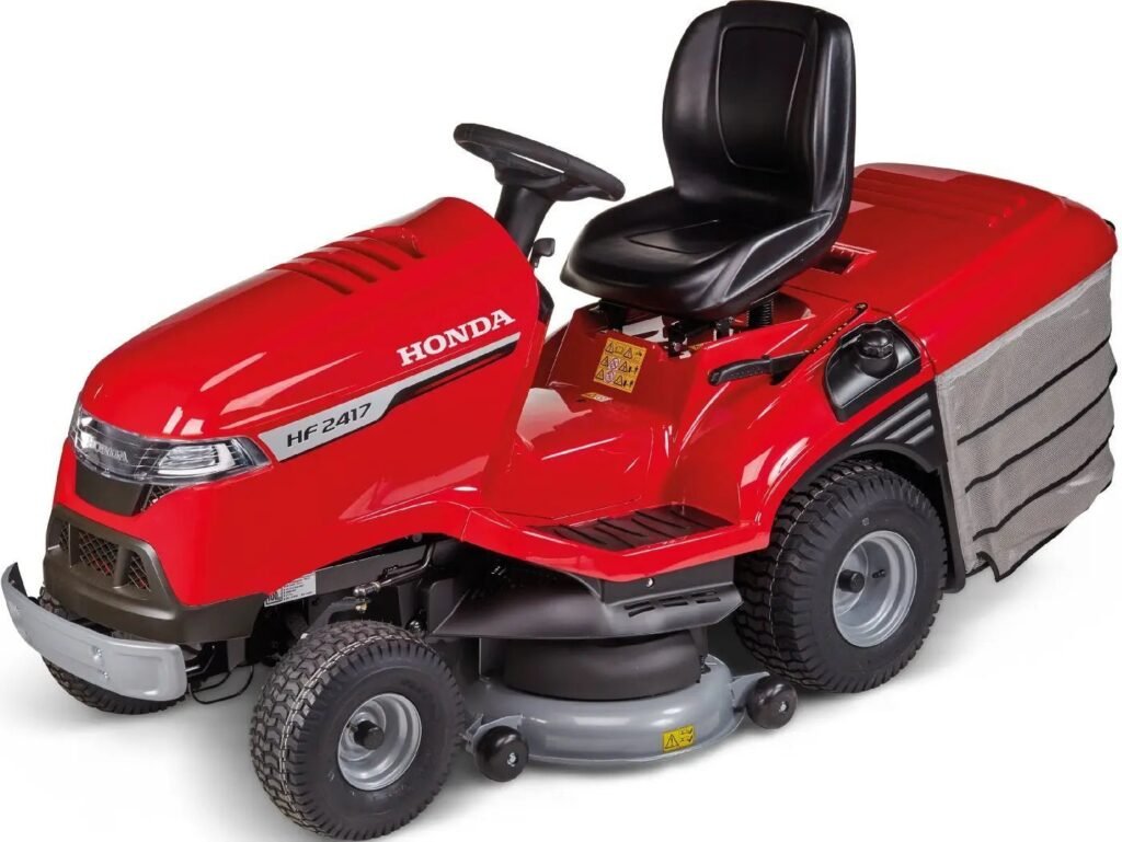 Honda HF 2417K5 HB Rasentraktor 102 cm, 17 PS V-Twin, Hydrostat, 300 L Fangkorb, Optiflow
