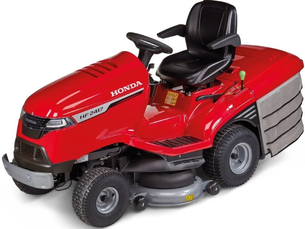 Honda Rasentraktor HF 2417K5 HM, 102 cm Schnittbreite, 17 PS, Hydrostat, 300 L Fangkorb, Optiflow System