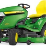 John Deere X584 Rasentraktor mit 122 cm Accel Deep Mähwerk, 22,1 PS Kawasaki Motor, Hydrostat