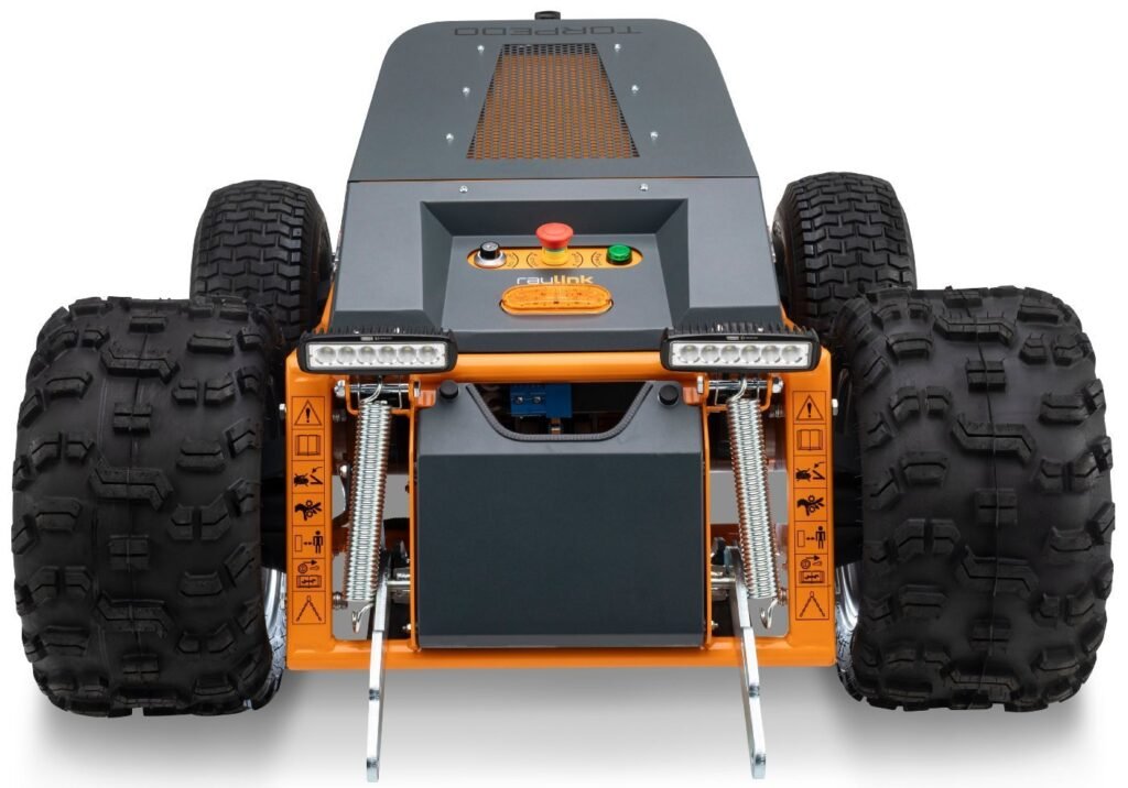 Raymo Torpedo Geräteträger AWD – Elektrischer Geräteträger für Hänge, Solarparks & Grünflächenpflege