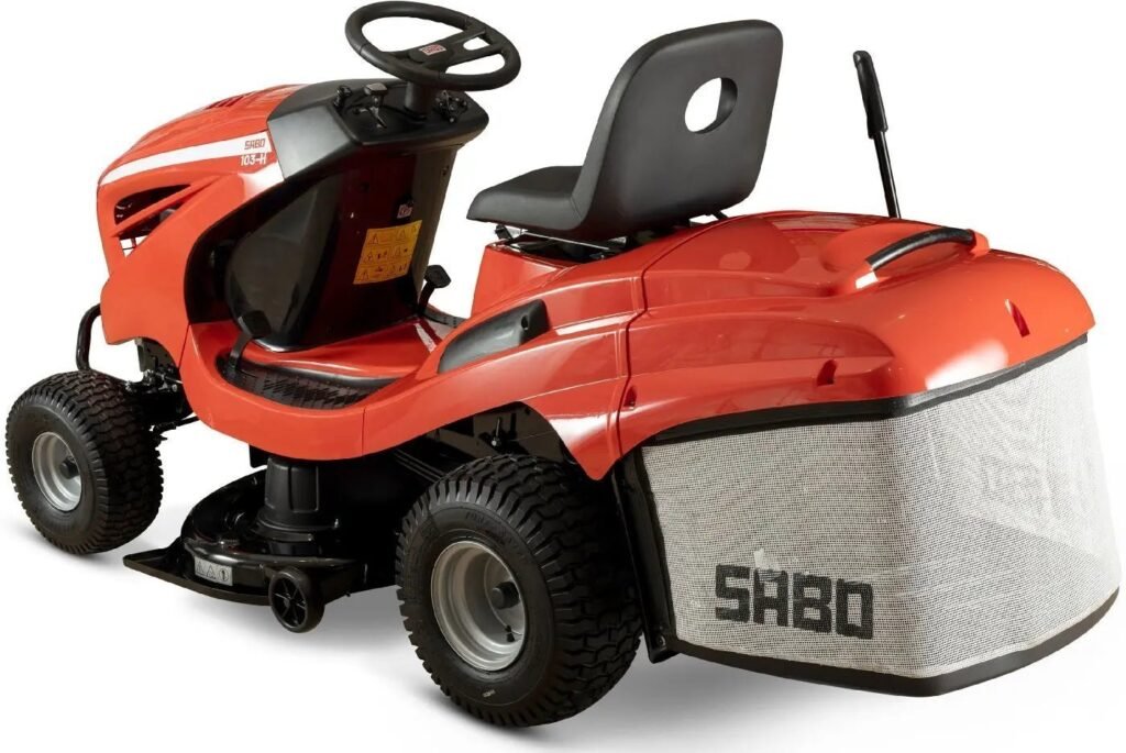 SABO Rasentraktor 103-H, 102 cm Schnittbreite, 2-Zylinder Motor, 250 L Fangkorb, Hydrostat