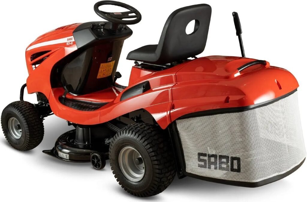 Sabo Rasentraktor 93-H, 95 cm Schnittbreite, 2-Zylinder Motor, Hydrostat, 250 L Fangkorb