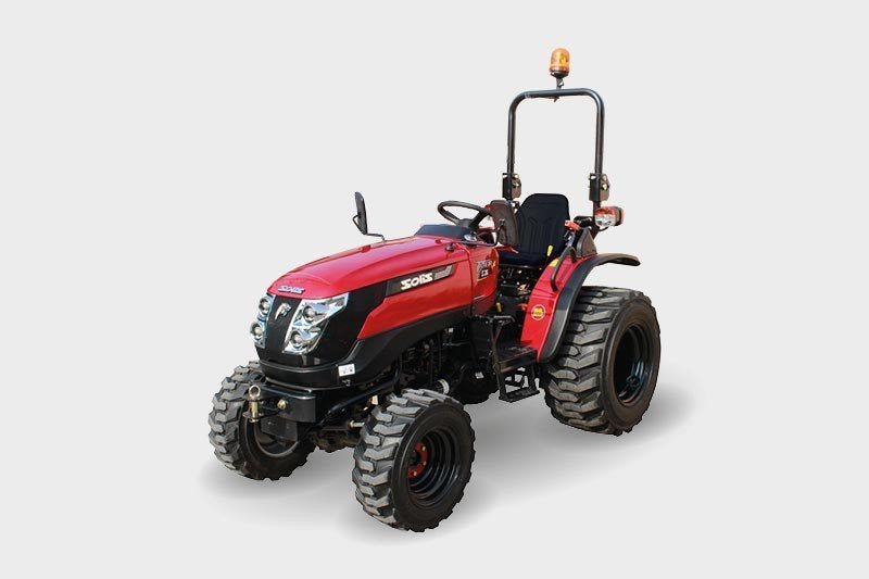 Solis 26 Tiger Rot Kleintraktor – 26 PS Allradtraktor mit Servolenkung