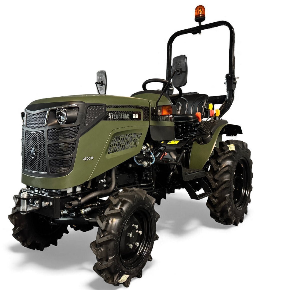 Startrac 22 Kleintraktor Nato-Grün mit Garden-Pro-Bereifung – 22 PS Kompakttraktor mit Allrad Startrac 22 Kleintraktor Nato-Grün mit Garden-Pro-Bereifung – 22 PS Kompakttraktor mit Allrad