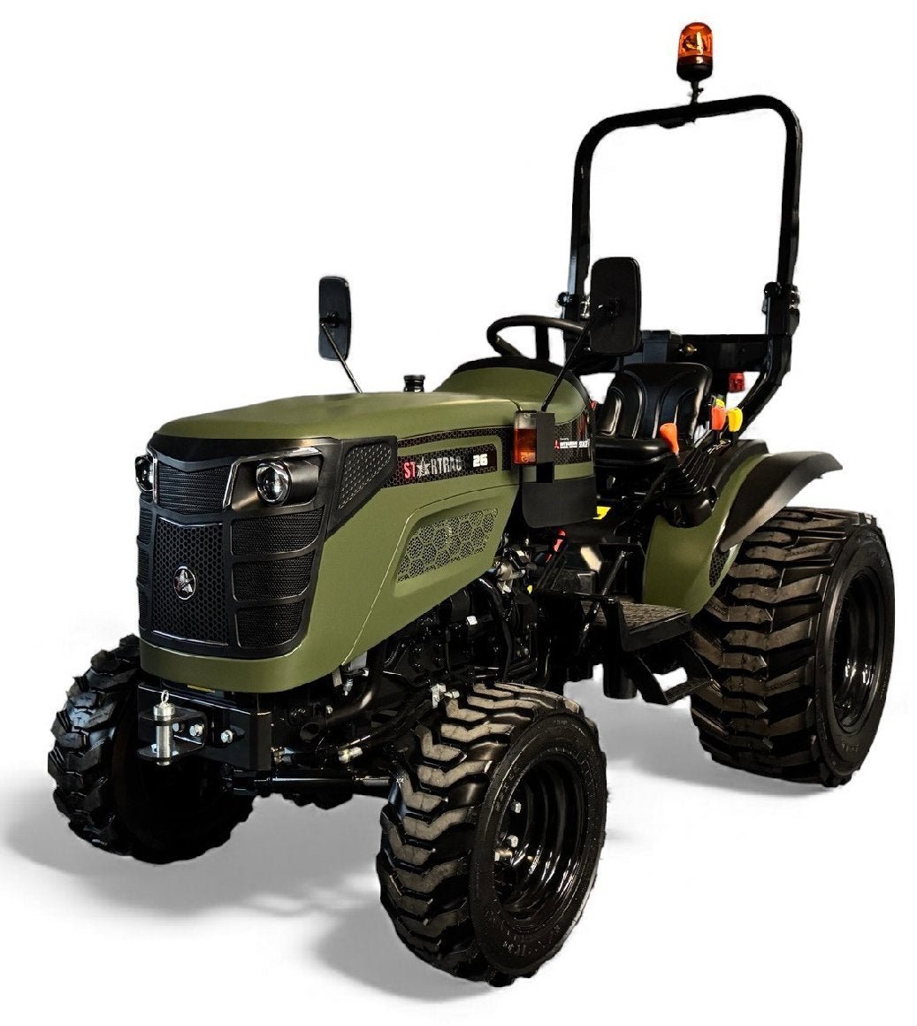 Startrac 26 Kleintraktor 25 PS Diesel – 9+9 Getriebe, Allrad, Mitsubishi Motor, Galaxy Garden Pro Bereifung Startrac 26 Kleintraktor 25 PS Diesel – 9+9 Getriebe, Allrad, Mitsubishi Motor, Galaxy Garden Pro Bereifung