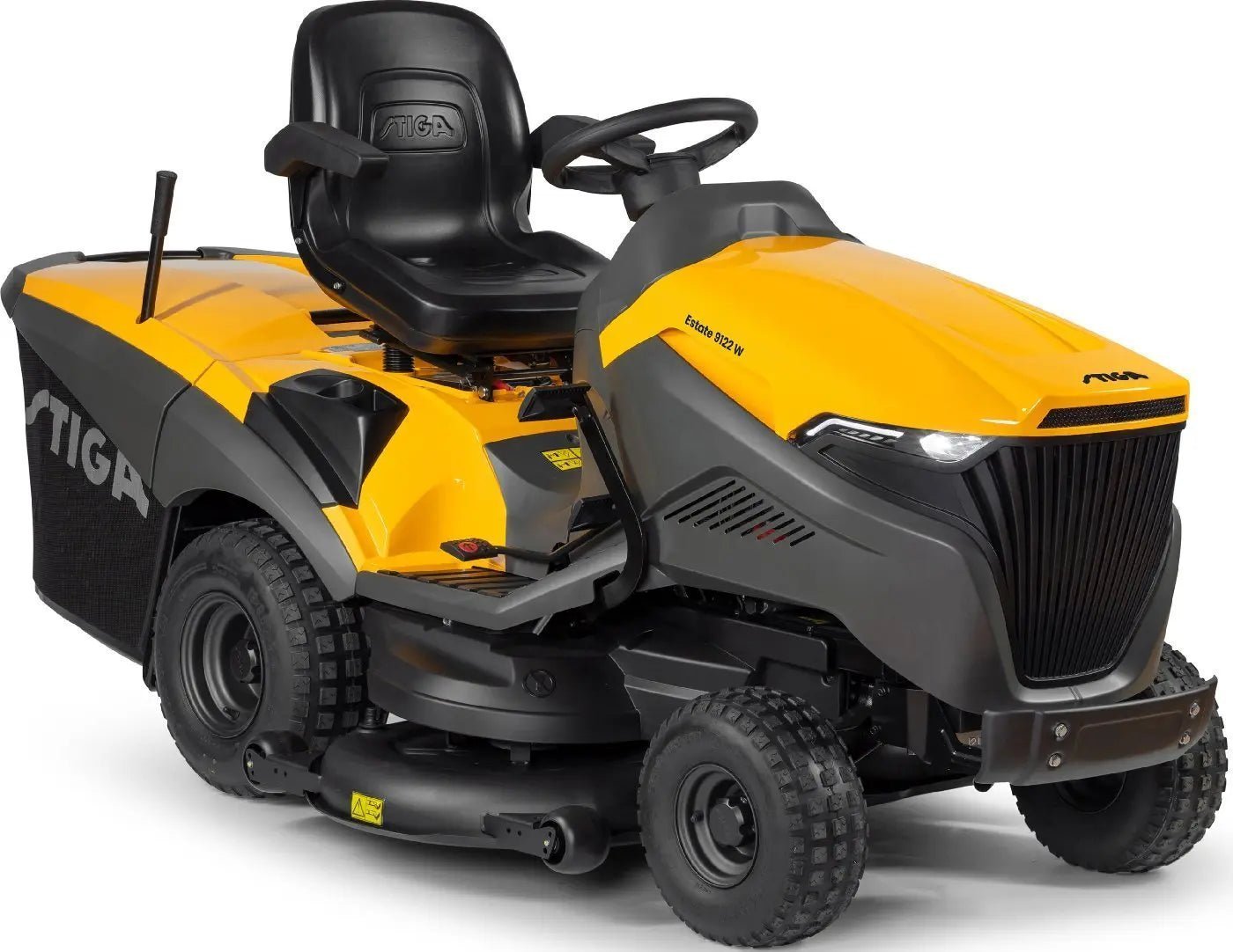 STIGA Estate 9102 W Rasentraktor 102 cm – 635 cm³ V-Twin, Hydrostat, 320 L Fangkorb STIGA Estate 9102 W Rasentraktor 102 cm – 635 cm³ V-Twin, Hydrostat, 320 L Fangkorb