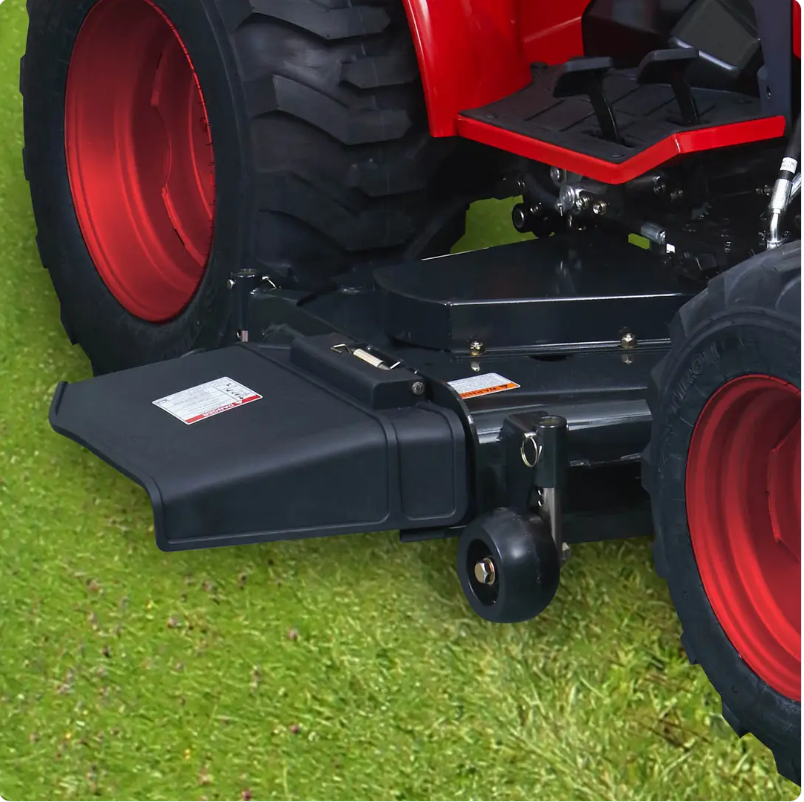 TYM T255 Kleintraktor mit Rasenbereifung & 153 cm Zwischenachsmähwerk MM60 – 25,7 PS Hydrostat Allrad